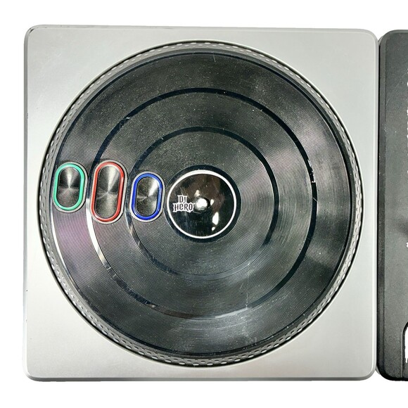 DJ Hero Wireless Turntable Controller Sony PlayStation 2 & 3 No Dongle Tested - Picture 6 of 12